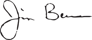 Signature of Jim Bernau, Founder/CEO